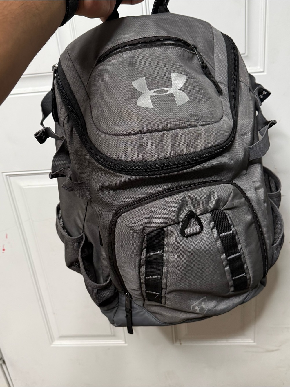 Under Armour Gray Bat Pack Backpack Baseball Softball Bag
